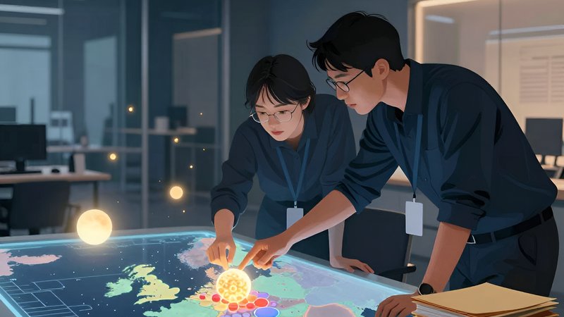 Analysts in a sleek studio performing an October 2026 Lottery Archive Analysis Tracking anomalies